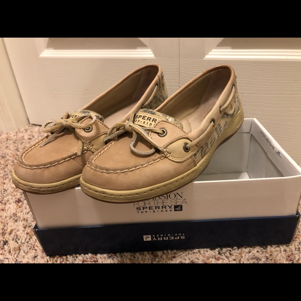 Sperry Angelfish Leopard Topsiders